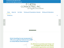 Tablet Screenshot of fortinconsulting.com